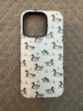 iPhone 15 pro Casely Duck Print Phone Case — MagSafe